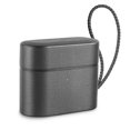 thumbnail image 1 of Estuche de cuero para auriculares inalámbricos Airpods 3 compatible con carga inalámbrica y luz LED visible en color negro, 1 of 5