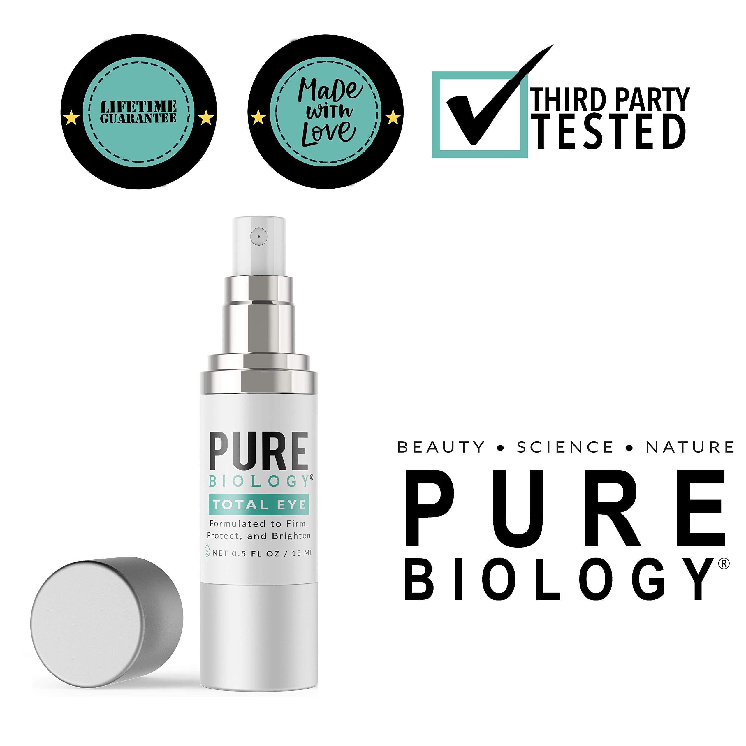 pure biology premium total eye cream