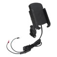 thumbnail image 2 of Cargador inalámbrico para manillar 2 en 1, soporte para teléfono de motocicleta de carga rápida USB QC3.0 de 15W, 12-24V, 2 of 14