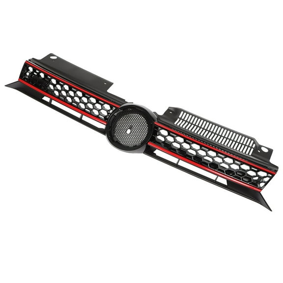 LABLT Front Upper Honeycomb Hood Grille for Car 10-14 Vw Mk6 Golf/Gti/ Sportwagen Fits select: 2011-2014 VOLKSWAGEN JETTA SE, 2010 VOLKSWAGEN JETTA SE/SEL