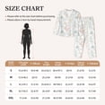 thumbnail image 5 of Uemuo Sea Animals Pattern Womens Pajama Sets,PJ Set for Women,Pajamas for Women Logo,Long Sleeve Pajama Set for Women,Soft Long Sleeve Top With Pants-XX-Large, 5 of 9