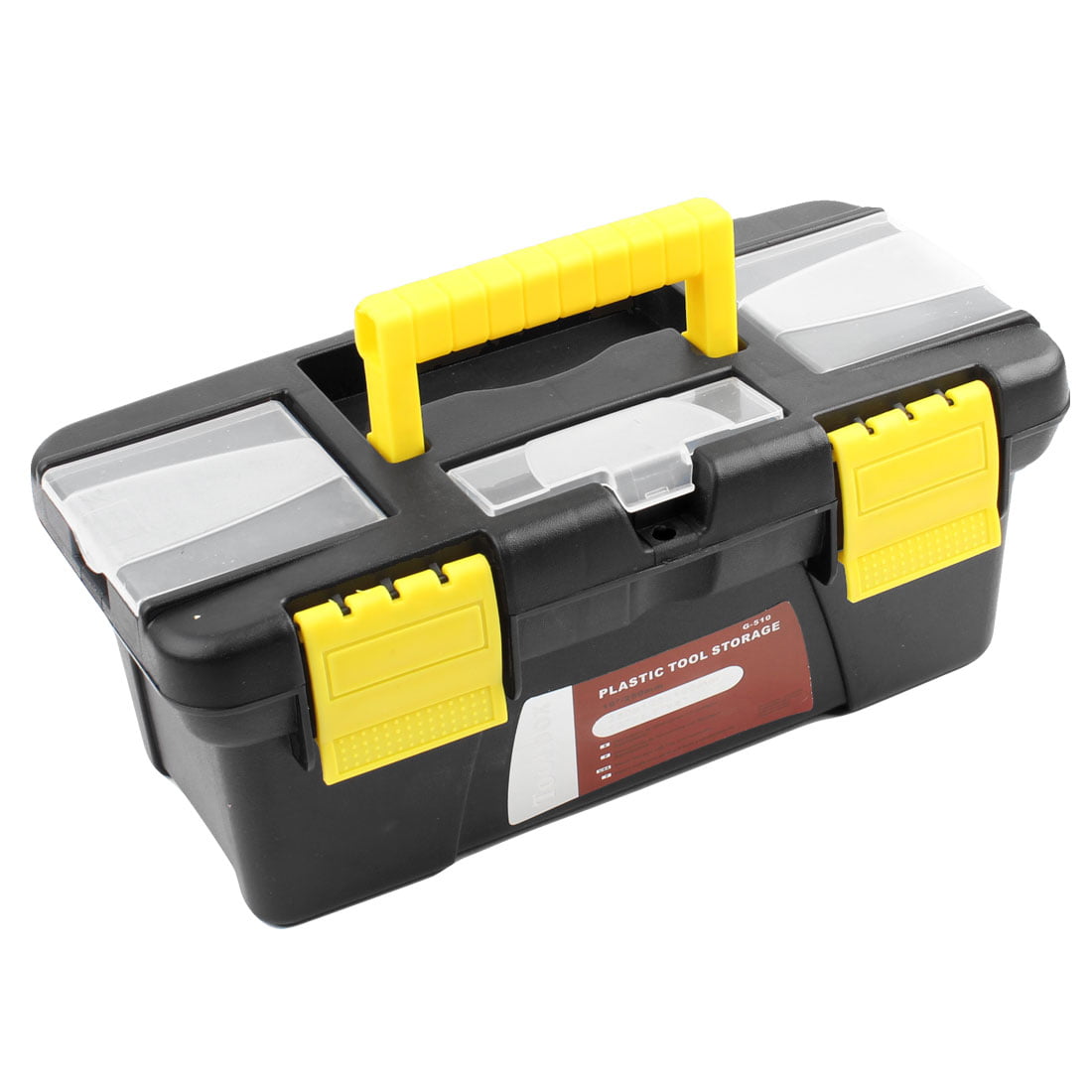 Plastic Tool Box with Tray and Organizers Includes Removable Parts Boxes 2 Pcs 140x70x30mm Utoolmart G-140 Tool Box