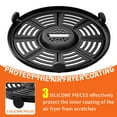 thumbnail image 5 of Air Fryer Replacement Basket and Tray for Ninja AF101, Air Fryer Accessories for Ninja AF101, Non-Stick 4 Qt Basket with Cover and Grill Pan, Dishwasher-Safe Replacement Parts, 5 of 7