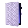 thumbnail image 2 of for Samsung Galaxy Tab S10 Plus/S9 FE+/S9+ 12.4 inch Case, Rhombus Pattern Multiple Viewing Angles Stand Slim Folio Cover (Purple), 2 of 6