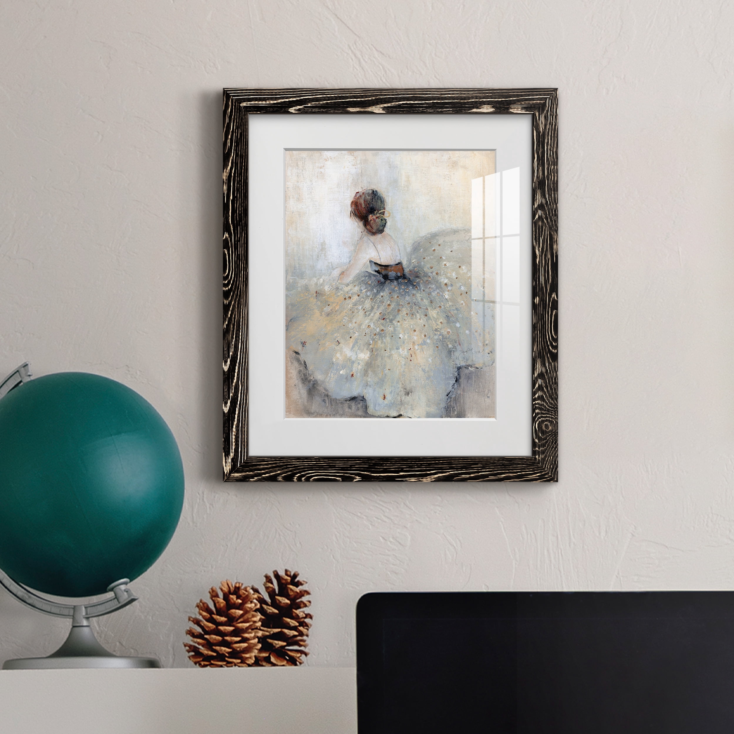 At A Glance - Premium Framed Print - Ready to Hang - 20 x 24 - Black Frame