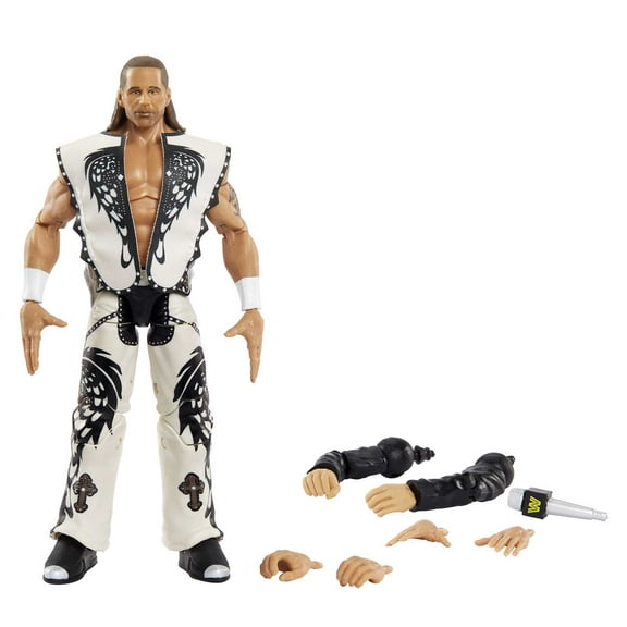 WWE Shawn Michaels WrestleMania Elite Collection Action Figure with Entrance Gear