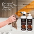 thumbnail image 2 of Fuller Brush Wood Polish & Cleaner – Conditions, Shines & Protects Wood Surfaces – Removes Dust, Smudges & Stains – Safe for Furniture, Cabinets, Tables & Trim - (Bottle with Sprayer - Pack of 2), 2 of 7