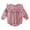 C135-Pink, variant on Staki Baby Girl Bubble Shirt Romper Outfit Long Sleeve Fall Bodysuit Top Newborn Oversized Crewneck Jumpsuit 0-18M,3-6 Months