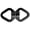 Black, variant on JZROCKER 30KN Sealed Bearings Swivels for Climbing Hammock Swing Climbing Swivels 360 Degree Rotational Rope Swivels Connector