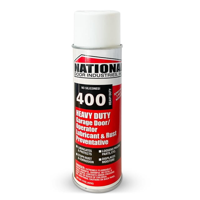Aerosol lubricante para puertas de garaje National Door 400-HD Heavy-Duty