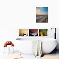 thumbnail image 6 of Experience the Coast with Beach Scene Wall Art 12X16 Inch Canvas of a Tranquil Blue Sea Perfect for Bathroom, Bedroom, Office, & Kitchen Decorations., 6 of 7
