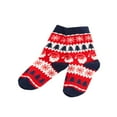 thumbnail image 5 of Christmas Parent-Child Stockings Tights Snowflake Santa Claus Print Pattern Family Matching Socks Adult Kid Warm Accessory, 5 of 5