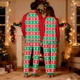 thumbnail image 5 of Zwiiyzr Family Christmas Pajamas Matching Sets for Dad Parent Child Outfit Christmas Set Printed Home Clothes Sleepwear Long Sleeved Jumpsuit Father Style Multicolor-Dad, 5 of 7