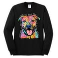 thumbnail image 3 of Dean Russo Best Dog Dog Lover Mens Long Sleeve Shirt, Black, Large, 3 of 6