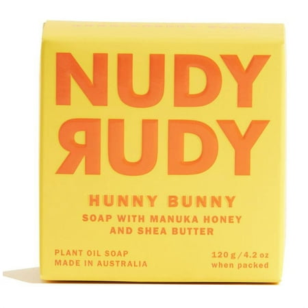 Nudy Rudy - Bar Soap - Hunny Bunny - White
