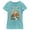 Tahiti Blue, variant on Girl's Lost Gods On the Road Again Graphic Tee Tahiti Blue Small