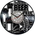 thumbnail image 2 of Beer Vinyl Record Wall Clock Retro style Wall clock Silent Home Decor Unique Art Special Home Accessories Creative Personality Gift, 2 of 8