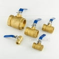thumbnail image 5 of Ball Valve,3/4" inch Female Full Ports Blue Lever Handle Brass DN8 DN10 DN15 DN25 Brass Valve ,Solid Connection, 5 of 5