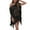 Black, variant on Lu's Chic Women's Beach Bikini Cover Up Crochet Beachwear Light Sheer Cute Hollow Out Fringed Summer Spring Break Black Small-X-Large