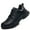 Black, variant on SKIUHS Men & Women's Lace Up Non Slip Chef Work Shoes – Waterproof Oil Resistant Faux Leather Kitchen Safety Footwear