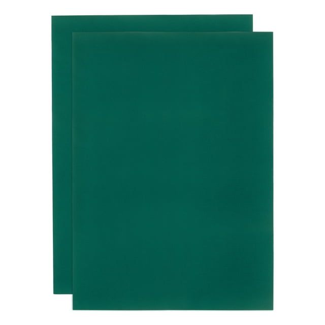 Unique Bargains 2Pieces 14 Count Cross Stitch Cloth 20 by 28 Inch Embroidery Fabric, Grass Green
