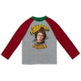 thumbnail image 2 of A CHRISTMAS STORY Big Boys Pajama Shirt & Pajama Pants gray / red 14-16, 2 of 5