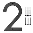 thumbnail image 3 of Modern 12 Inch House Number with Elegant Black Finish for Home Decoration, 3 of 7