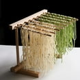 thumbnail image 3 of HomeLife Collapsible Wooden Pasta Drying Rack 8 Arm Foldable Homemade Spaghetti Stand Quickly Set Up Dryer Noodle Hanger Kitchen Gadget, 3 of 13