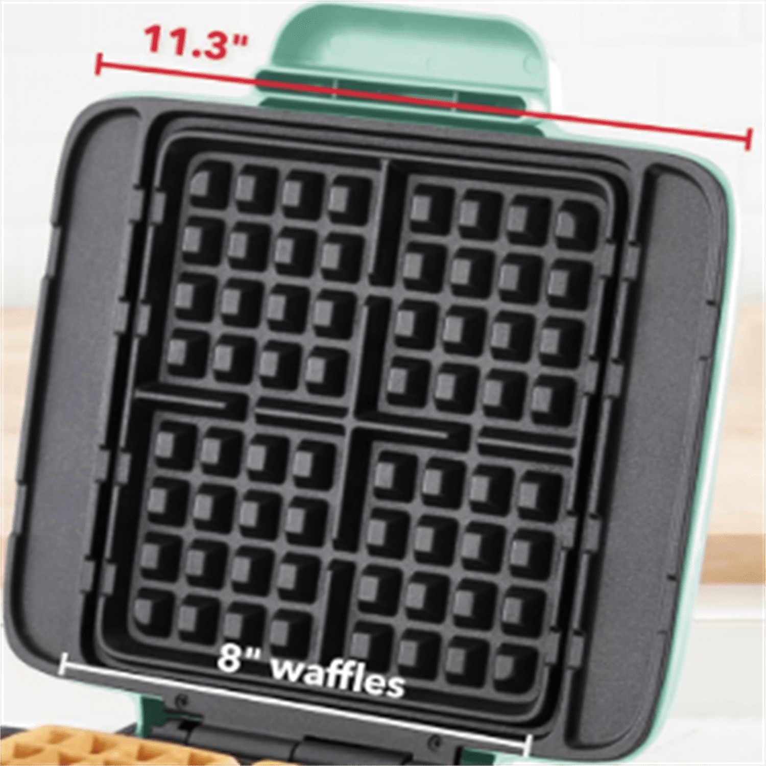 Waffle Maker: Waffle Iron 1200W + Waffle Maker Machine For Waffles, Hash Browns, or Any Breakfast, Lunch, & Snacks with Easy Clean
