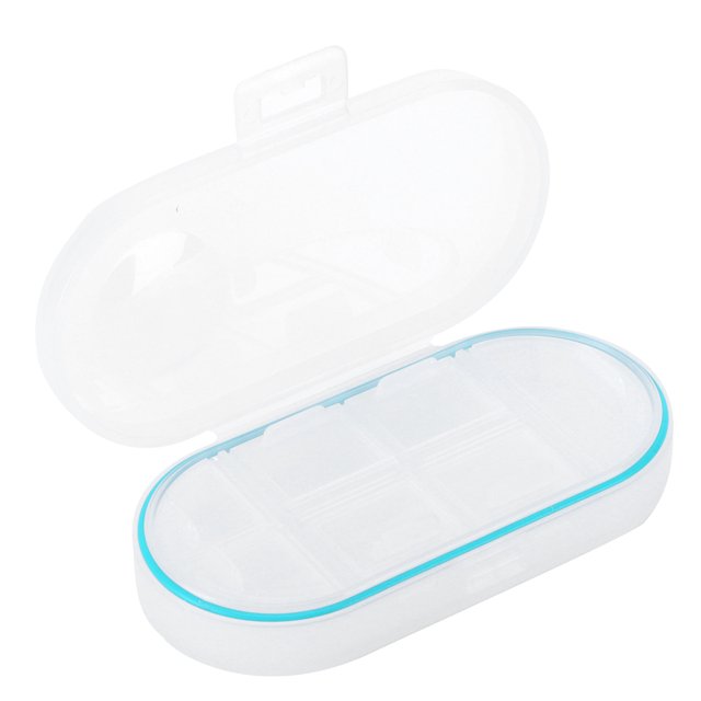 Estuche para pastillas, estuche para pastillas de 7 rejillas, contenedor para pastillas, contenedor para tabletas, elaborado por expertos Jadeshay A