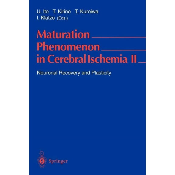 Maturation Phenomenon in Cerebral Ischemia II: Neuronal Recovery and Plasticity, (Paperback)