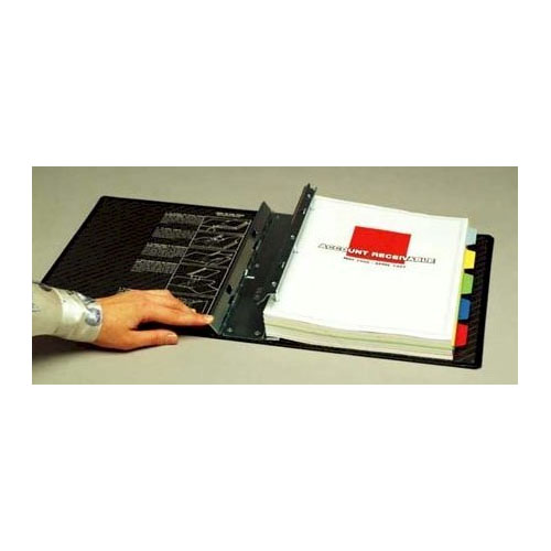 Itoya P-20 Springpost Binder with 2" Paper Capacity, Black