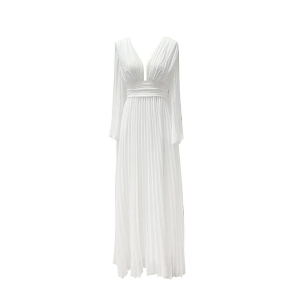 Vestido largo de noche, largo hasta el suelo, suave, formal, para dama de honor, regalo 3XL