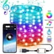 thumbnail image 2 of Lámpara Alambre de cobre Luz APP Control Fairy String Lights Decoración navideña (2m20LED) Ehuebsd Para estrenar, 2 of 9