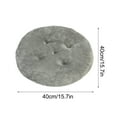 thumbnail image 3 of Round Thickened Seat Cushion - Soft Futon Chair Pad for Dining Chairs, Stools & Floor Seating - Comfortable Butt Cushion for Home, Kitchen & Indoor Relaxation, 3 of 5