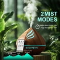 thumbnail image 5 of Noahstrong 500ml Essential Oil Diffuser, Flying Wings Shape Aromatherapy Diffusers Humidifier, Waterless Auto Shut-off for Large Room Bedroom Home Office, 5 of 8