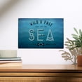 thumbnail image 2 of Wild and Free Just Like the Sea, Arrows Birch Wood Wall Sign (10x15 Rustic Home Decor, Ready to Hang Art), 2 of 5
