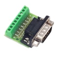 thumbnail image 3 of Db9 Male / Female Connector Adapter Screw Terminal 9-pin 9-hole Rs232 Rs485 Male, 3 of 4
