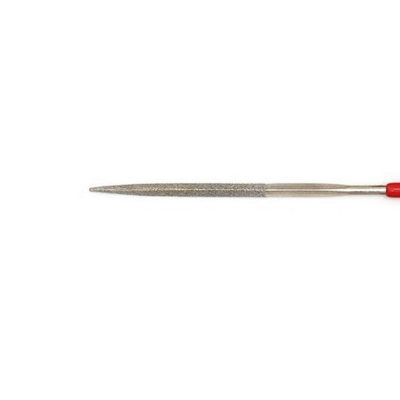 2Pc 3X140Mm Triangular Diamond Needle File Grinding for Steel Stone Metal Wood