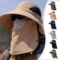 thumbnail image 1 of mfyjkho Sombrero para hombre con protección solar UPF para pesca, senderismo, camping y playa., 1 of 8