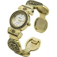 thumbnail image 3 of Blekon Collections Quartz Womens 23mm Case Concho Cuff Bangle Watch, 3 of 5