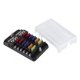 thumbnail image 5 of Fuse Box Holder 12 Way Blade W/LED Light Waterproof Block Universal for Automotive Marine Yacht, 5 of 5