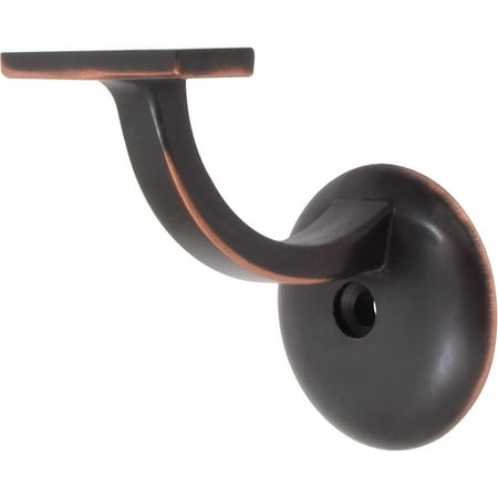 

Heavy-Duty Aluminum Handrail Bracket with 2-1/8 Round Base Vintage Bronze by Stone Harbor Hardware