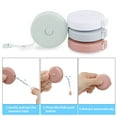 thumbnail image 2 of 12pcs,Green Soft Retractable Measuring Tape - Tape Measure for Body Measuring Metric Tape Measure Double Scale Soft Tape Measure for Body Fabric Sewing Tailor Cloth Knitting Home Craft Measurements., 2 of 5