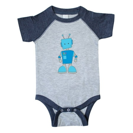 

Inktastic Blue robot Gift Baby Boy or Baby Girl Bodysuit