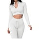thumbnail image 2 of Mujeres Casual Color sólido Dos piezas Pantalones largos Sudadera con capucha Conjuntos de sudaderas de manga larga Wmkox8yi  bvn2172, 2 of 7