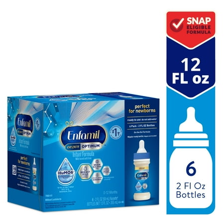 Enfamil Enspire Baby Formula, with Lactoferrin Found in Colostrum and Breast Milk, Dual Prebiotics, DHA for Immune Support, Powder Tub, 2 Fl Oz (Pack of 6)