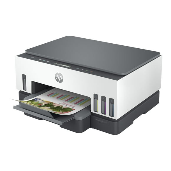 HP Smart Tank 7001 All-in-One Printer - Multifunction printer - color - ink-jet - refillable - Letter A Size (8.5 in x 11 in)/A4 (8.25 in x 11.7 in) (original) - A4/Legal (media) - up to 15 ppm (printing) - 250 sheets - USB 2.0, Wi-Fi(ac), Bluetooth
