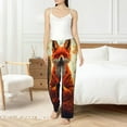 thumbnail image 2 of Fotbe Maple Leaf Meditating Fox Women's Pajama Pants,Sleepwear Pants,Pj Bottoms Drawstring And Pockets-Medium, 2 of 7