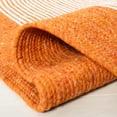 thumbnail image 5 of SAFAVIEH Braided Lars Geometric Reversible Area Rug, Orange/Ivory, 6' x 9' Oval, 5 of 11